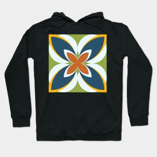 Modern Geometric Pacifika Inspired Medallion Hoodie